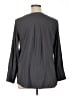 H&M Conscious 100% Polyester Gray 3/4 Sleeve Blouse Size 14 - photo 2