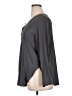 H&M Conscious 100% Polyester Gray 3/4 Sleeve Blouse Size 14 - photo 5