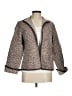 Nina Mclemore 100% Cotton Animal Print Brown Ivory Jacket Size 6 - photo 1