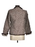 Nina Mclemore 100% Cotton Animal Print Brown Ivory Jacket Size 6 - photo 2