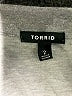 Torrid Gray Track Jacket Size 2X Plus (2) - photo 6
