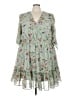 Taylor 100% Polyester Floral Green Casual Dress Size 22W - photo 1