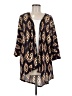 Lularoe 100% Polyester Black Blue Cardigan Size M - photo 1