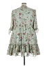 Taylor 100% Polyester Floral Green Casual Dress Size 22W - photo 2