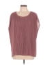 MAX 100% Recycled Polyester Burgundy 3/4 Sleeve Blouse Size 10 - photo 1