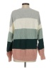Hollister Color Block Green Pullover Sweater Size S - photo 2