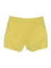 Eddie Bauer 100% Cotton Solid Yellow Board Shorts Size 8 - photo 2