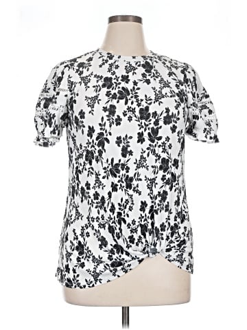 Como Blu Short Sleeve Blouse (view 1)