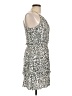 Aqua 100% Rayon Animal Print Ivory Cocktail Dress Size M - photo 4