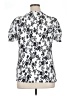 Como Blu Silver Short Sleeve Blouse Size XL - photo 2