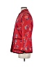 Anne Carson 100% Silk Print Red Jacket Size M - photo 5