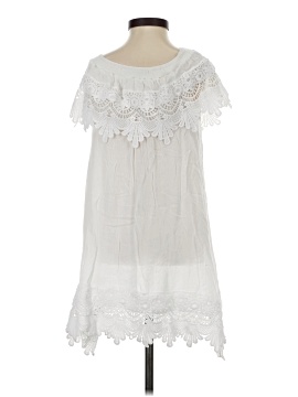 sachin and babi light blue dress La Antigua" Embroidered Mexican Dress