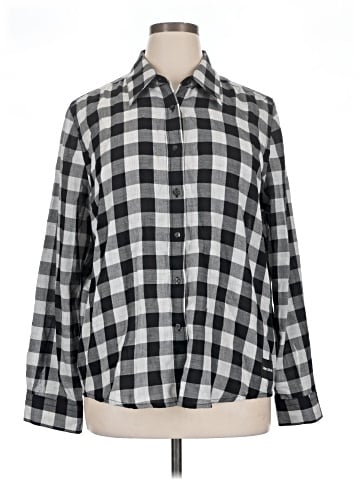 CALVIN KLEIN JEANS Long Sleeve Blouse (view 1)