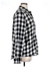 CALVIN KLEIN JEANS Checkered-gingham Black Long Sleeve Blouse Size XL - photo 4