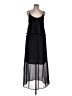 NY Collection 100% Polyester Black Casual Dress Size L - photo 1
