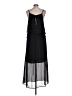 NY Collection 100% Polyester Black Casual Dress Size L - photo 2