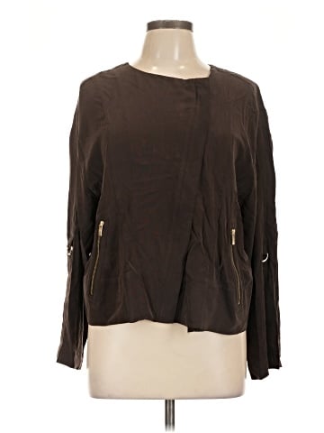 Black Label by Chico's Silk Cardigan (view 1)