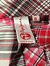 Pepe Jeans Plaid Red Long Sleeve Button-Down Shirt Size S - photo 7