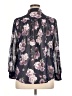 ModCloth 100% Polyester Floral Purple 3/4 Sleeve Blouse Size 1X - photo 2