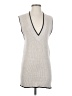 Babaton 100% Merino Wool Silver Sweater Vest Size S - photo 1