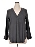H&M Conscious 100% Polyester Gray 3/4 Sleeve Blouse Size 14 - photo 1