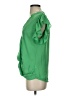Glam Green Short Sleeve Blouse Size S - photo 5