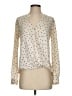 Ann Taylor 100% Polyester Ivory Long Sleeve Henley Size XS - photo 1