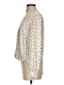 Ann Taylor 100% Polyester Ivory Long Sleeve Henley Size XS - photo 5