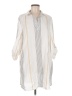 Lovestitch Ivory 3/4 Sleeve Button-Down Shirt Size M - photo 1