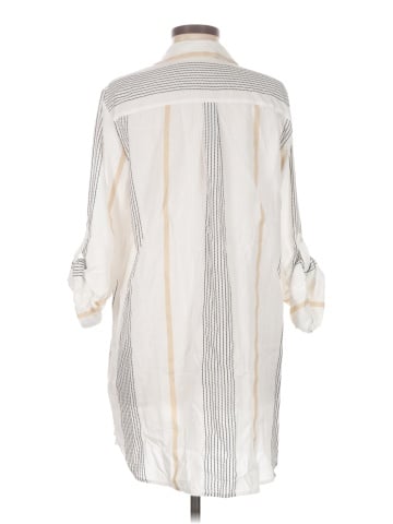 Lovestitch 3/4 Sleeve Button-Down Shirt (view 2)