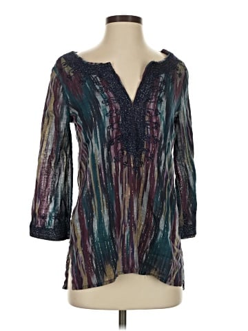 Calypso St. Barth 3/4 Sleeve Blouse (view 1)