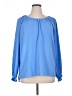 Jessica Simpson 100% Polyester Blue Long Sleeve Blouse Size XL - photo 1