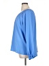Jessica Simpson 100% Polyester Blue Long Sleeve Blouse Size XL - photo 5