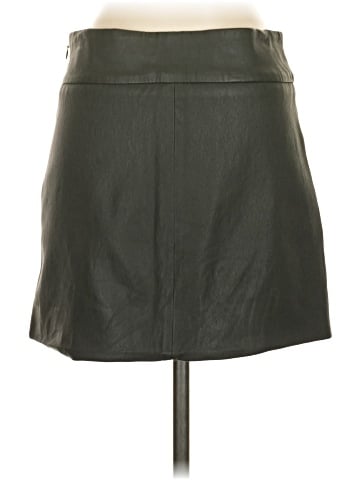 Intermix Leather Skirt (view 2)