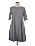 Old Navy Solid Gray Casual Dress Size M - photo 1