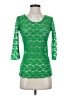 Assorted Brands Green 3/4 Sleeve T-Shirt Size S - photo 1
