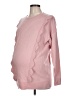 Seraphine Pink Pullover Sweater Size Lg Maternity - photo 1