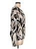 Trina Turk Chevron-herringbone Silver Pullover Sweater Size L - photo 4