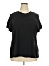 Lands' End Solid Black Active T-Shirt Size 2X - photo 1