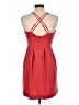 BCBGeneration Solid Red Cocktail Dress Size L - photo 2