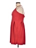 BCBGeneration Solid Red Cocktail Dress Size L - photo 5