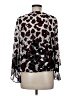 Unbranded Black Long Sleeve Blouse Size M (petite) - photo 2