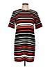 Halogen Stripes Black Casual Dress Size L - photo 1