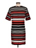 Halogen Stripes Black Casual Dress Size L - photo 2