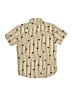 Assorted Brands 100% Cotton Stripes Tan Green Short Sleeve Button-Down Shirt Size 6 - photo 2