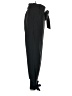 Grace Karin Solid Black Track Pants Size S - photo 4