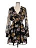 Lulus 100% Polyester Floral Black Cocktail Dress Size M - photo 1