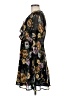 Lulus 100% Polyester Floral Black Cocktail Dress Size M - photo 5