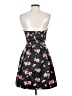 Jill Jill Stuart 100% Polyester Floral Black Cocktail Dress Size 2 - photo 2