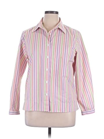 Foxcroft Long Sleeve Button-Down Shirt (view 1)